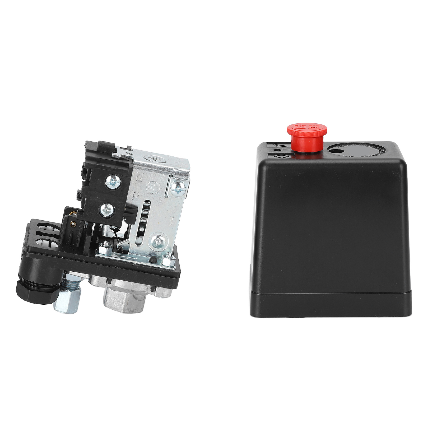Druckschalter Für Luftkompressoren, Gaspumpen, Automatische Regelung, Einloch, 0,5–0,8 Mpa, 220 V