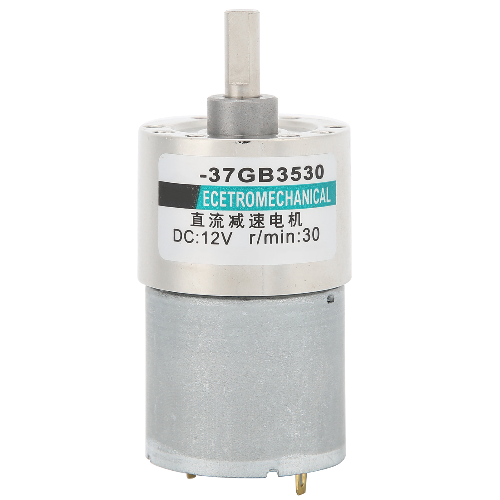 12v Dc Mikro-getriebemotor, Klein, Langsam Laufend, Hohes Drehmoment, Permanentmagnet Xd37gb3530 Mit Halterung (30 U/min)