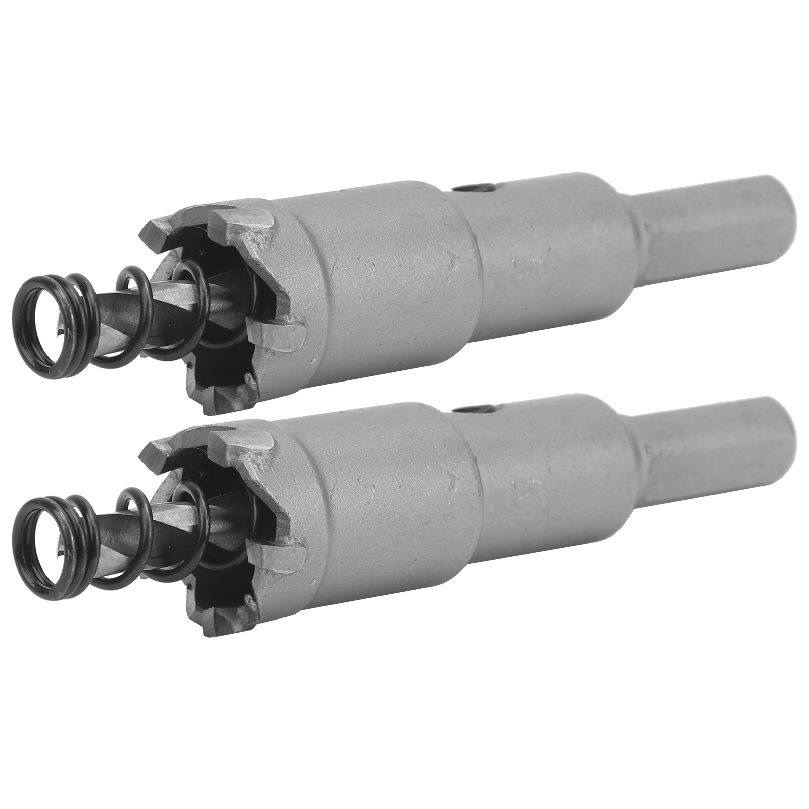 Set Mit 2 Hartmetall-lochsägen Für Dickes Metall, Industriebohrer, 19 Mm Durchmesser