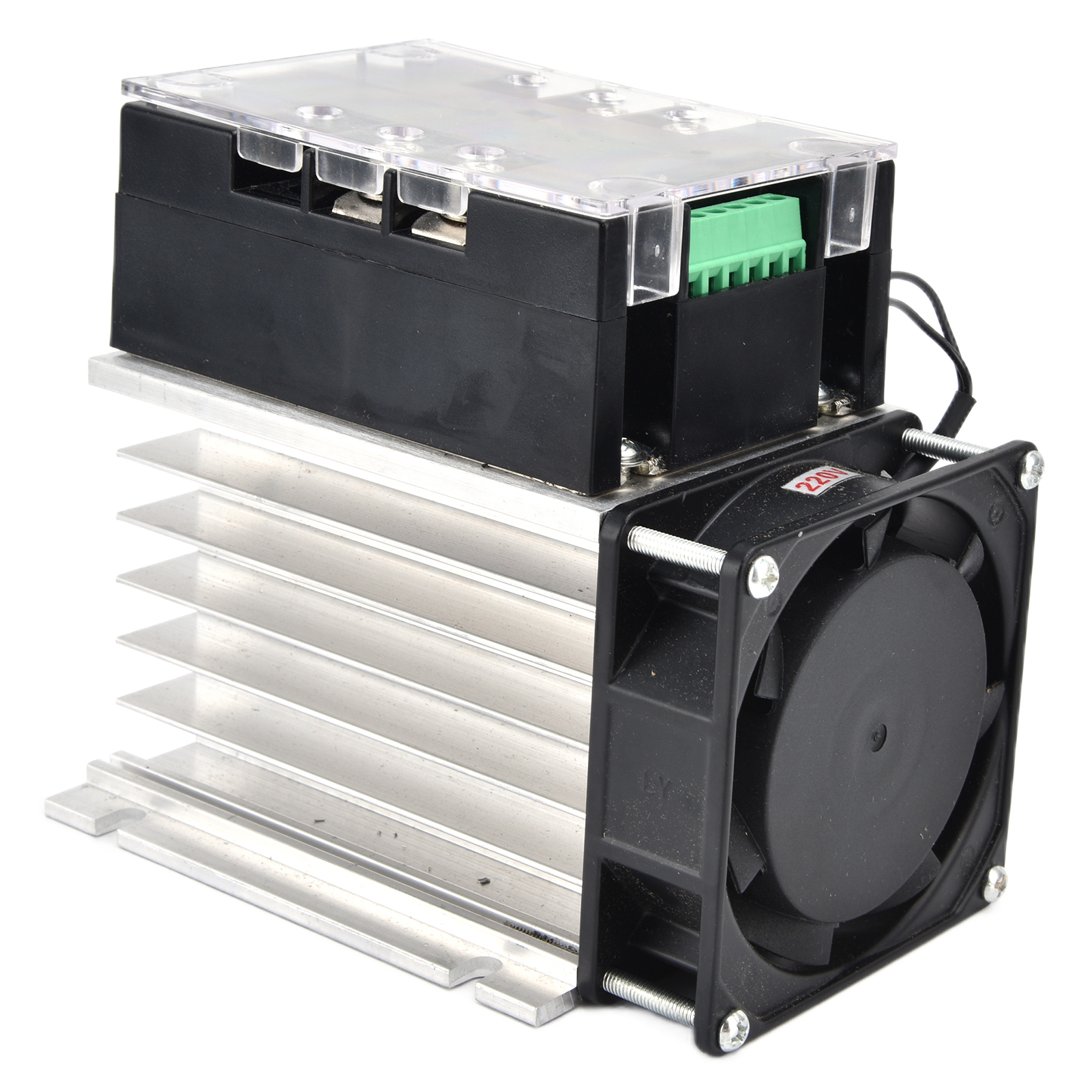 Scr 1-phasen-spannungsregler-halbleiterrelais 220–380 V Ac Ssr-20wa-s Mit Kühlkörper