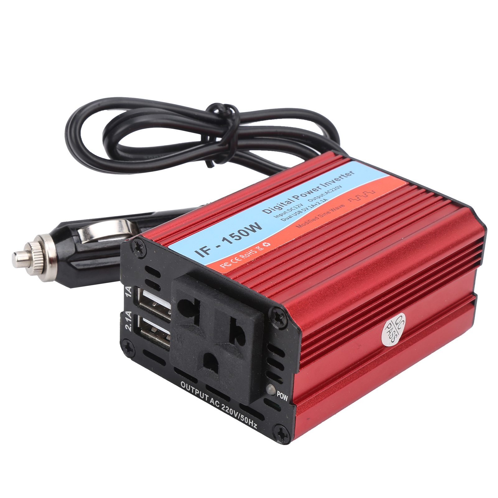 12v Auf 220v 150w Modifizierter Wellenform-kfz-adapter Fahrzeugstromwandler If-150w