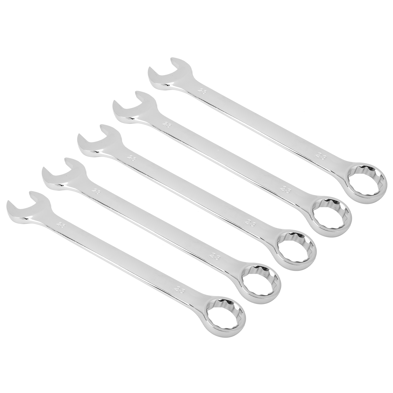 Satz Mit 5 Offenen Ratschen-kombinationsschlüsseln, 23 Mm Industrie-handwerkzeug