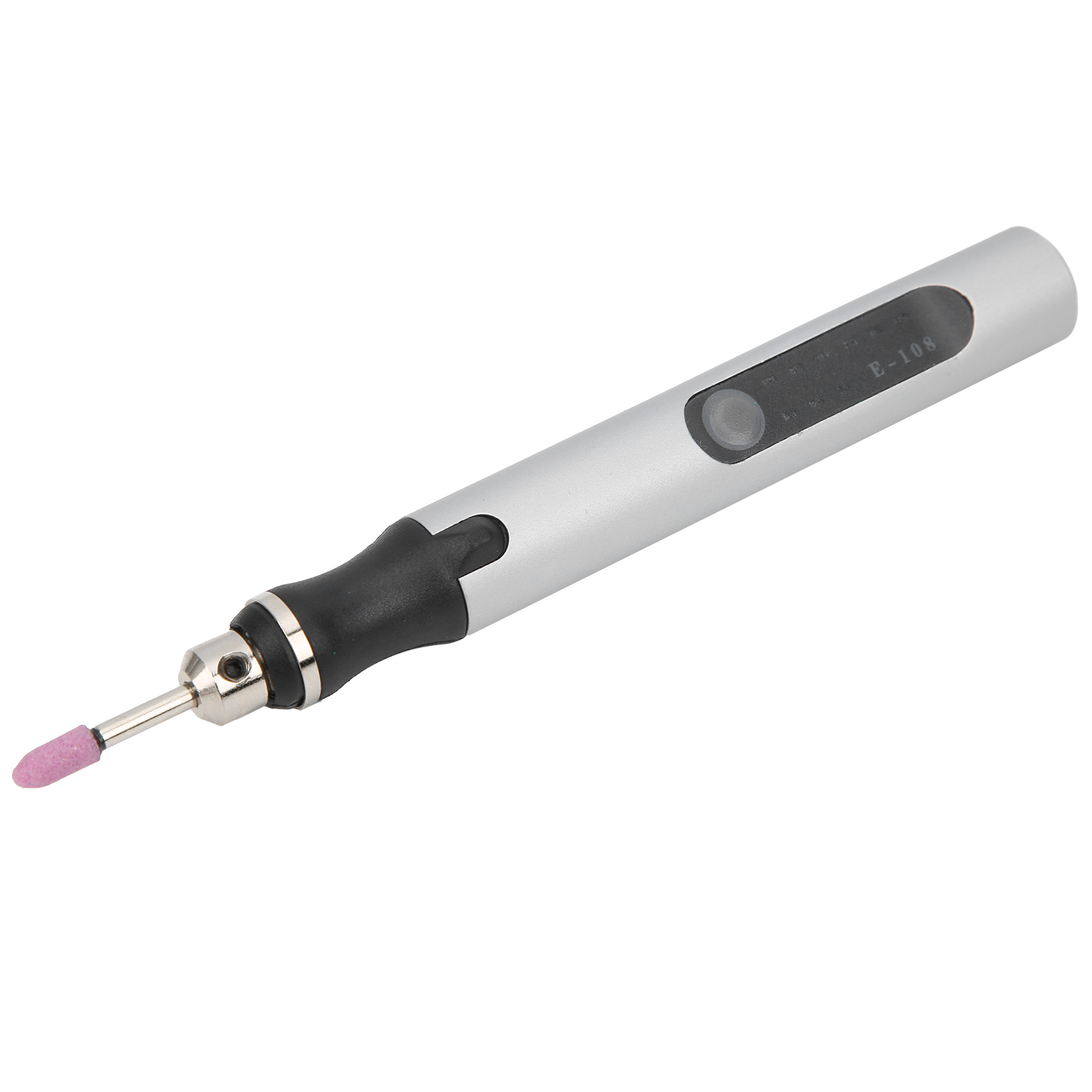 Elektrisches Mikrogravierer-set, Vibrationsstift, Mini-gravierwerkzeug Zum Selbermachen, Nagelentfernung, Silber