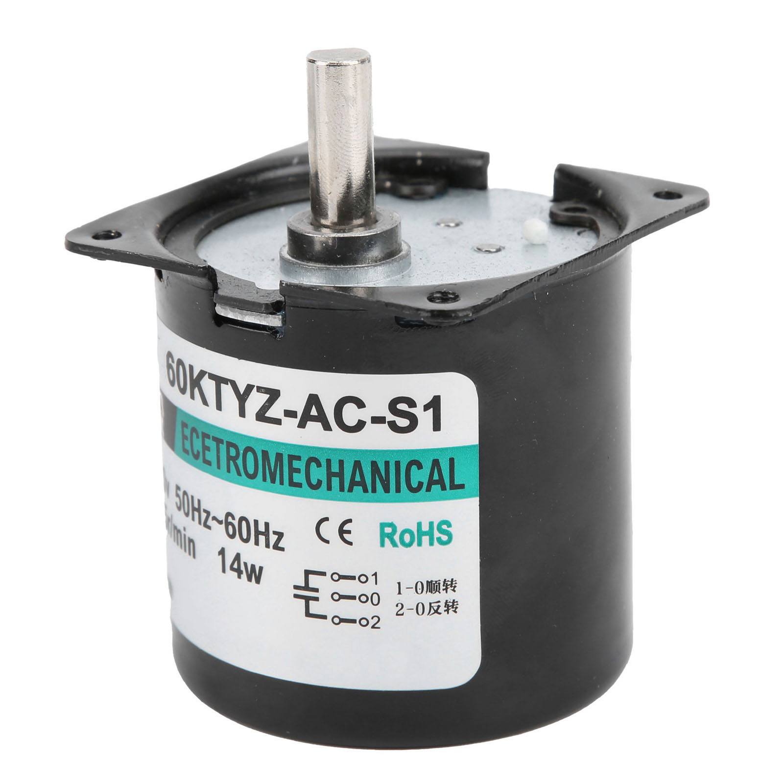Mini-synchron-wechselstrommotor, 14 W, 2,5 U/min, 220 V, Mit Metallgetriebe Und Permanentmagnet – Diy-generator-ausrüstung