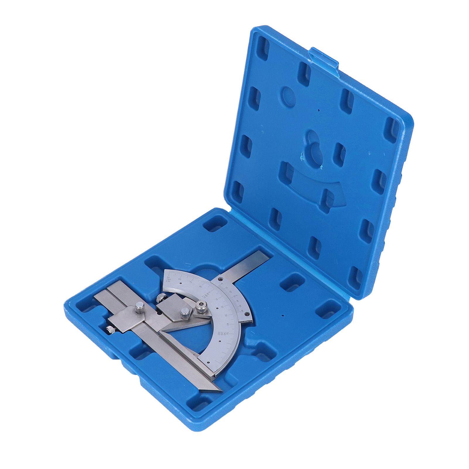 Universalwinkelmesser 0–320° Mit Nonius, Präzisionsmesslineal Für Holzbearbeitung, Verchromt, Aus Hochkohlenstoffhaltigem Stahl