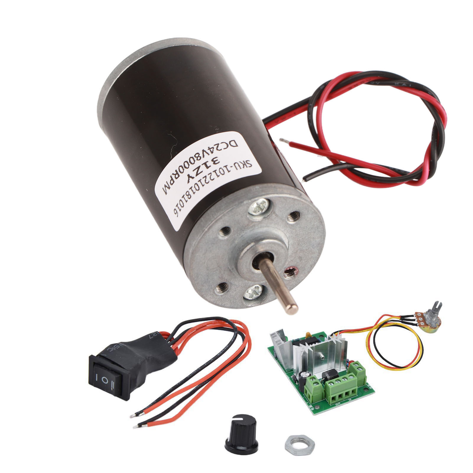 Gleichstrommotor Mit Permanentmagnet, Leise, Mini-hochgeschwindigkeitsmotor, Rechts- Und Linkslauf, Für Diy-generatoren, 24 V, 8000 U/min