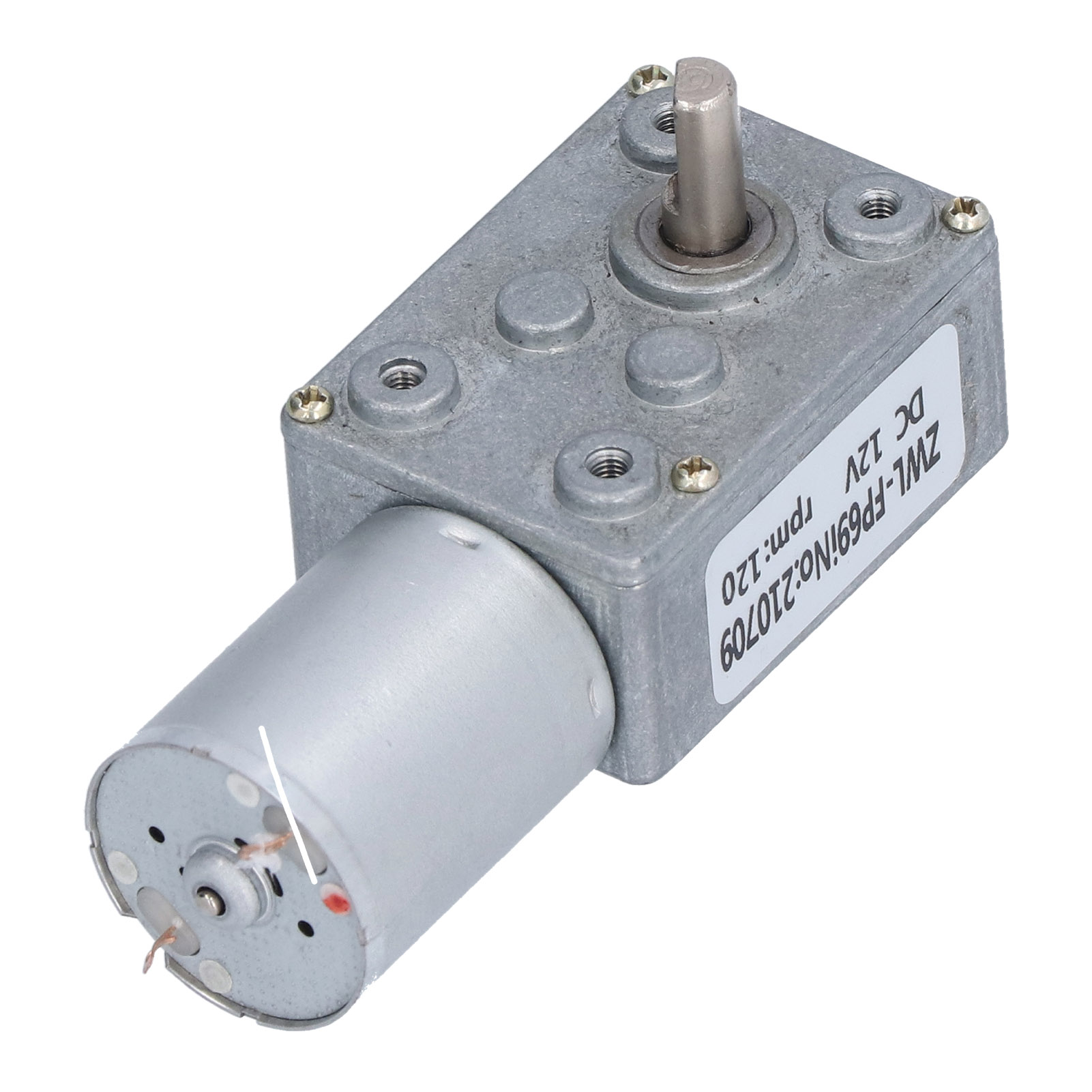Robuster, Verschleißfester Und Hochbelastbarer Schneckengetriebemotor, Langsam Laufendes Getriebe Zwl-fp-120 U/min