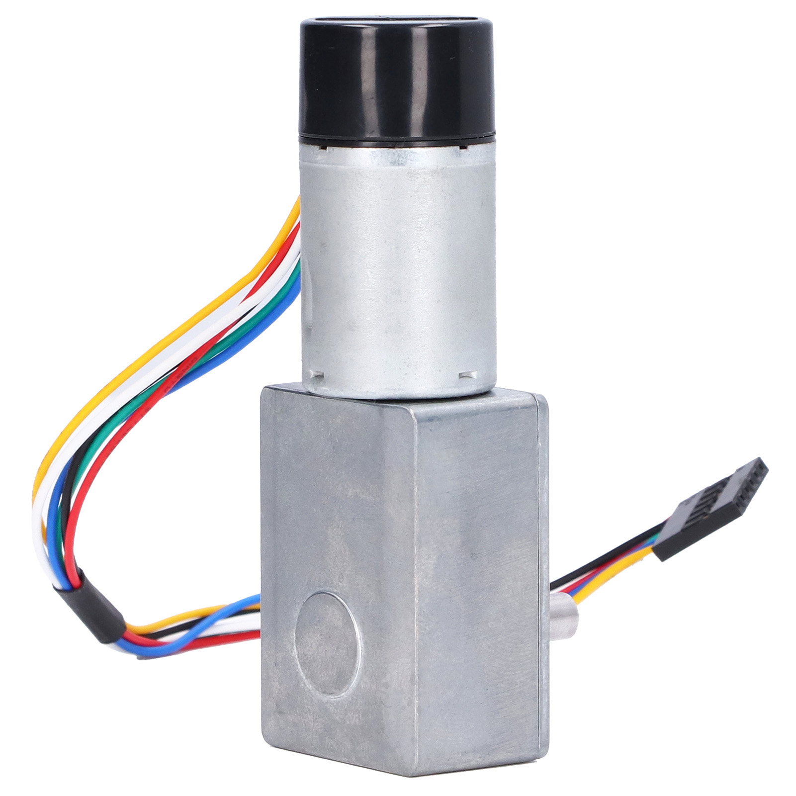 Hochdrehmoment-schneckengetriebemotor, Ganzmetall, Selbsthemmend, Mit Encoder, Untersetzungsgetriebe, Einwellig, 23 U/min, 12 V Dc