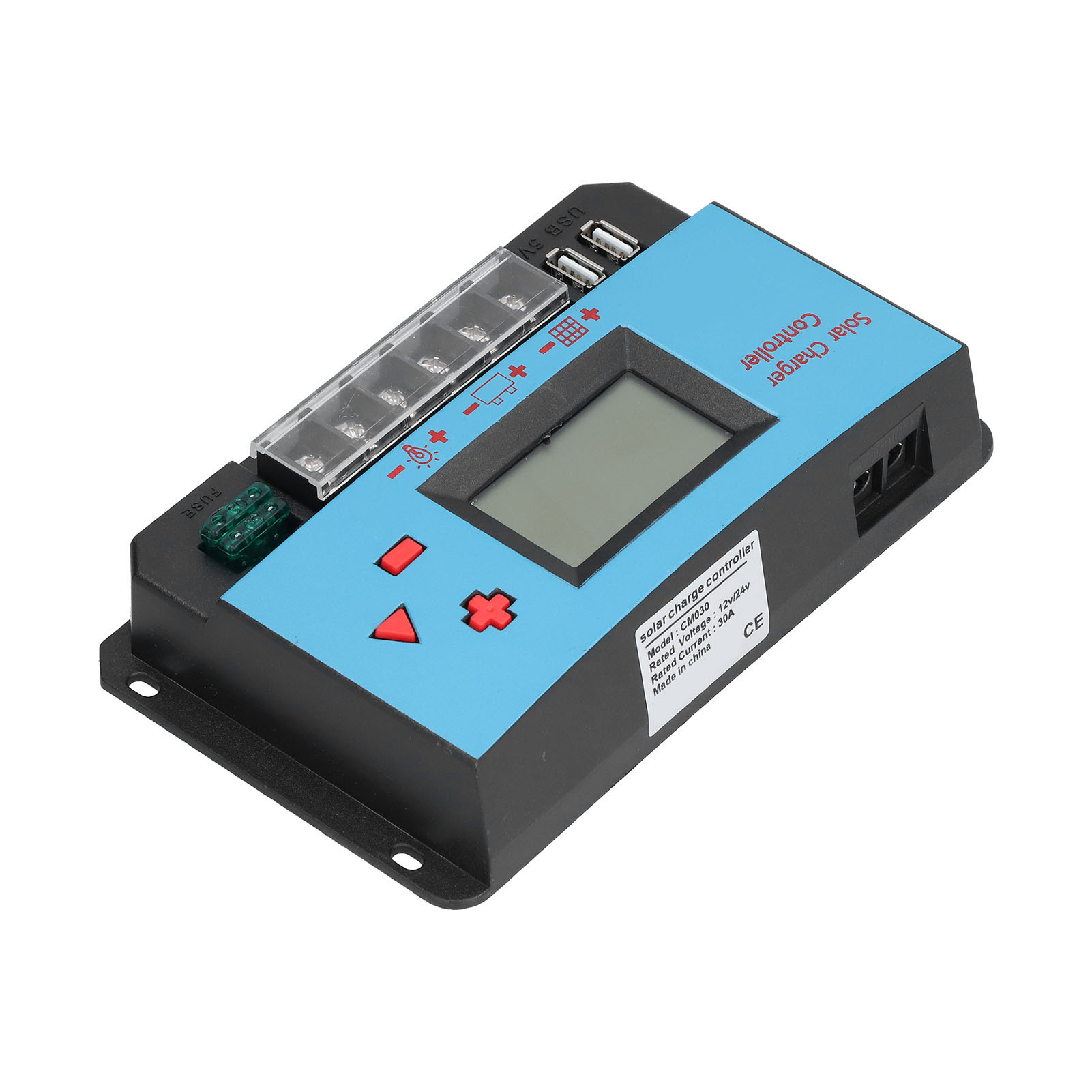 Wasserdichter Pwm-solarladeregler Mit Lcd-bildschirm Und Usb-anschluss Für Straßenlaternen Und Werbetafeln