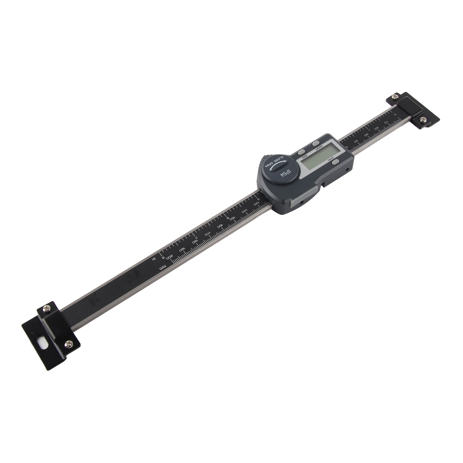 Horizontaler Digitaler Messschieber (ip54), Lcd-linearskala Mit Nullstellungsrückstellung Und Messwertspeicherung, 0–200 Mm / 0–7,9 Zoll