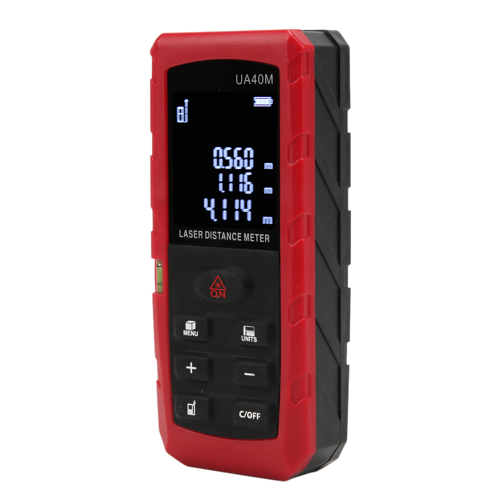 Ua40m Digitaler Laser-entfernungsmesser (40 M) Mit Lcd-bildschirm Und Hochpräziser Winkelmessung Für Industrielle Anwendungen