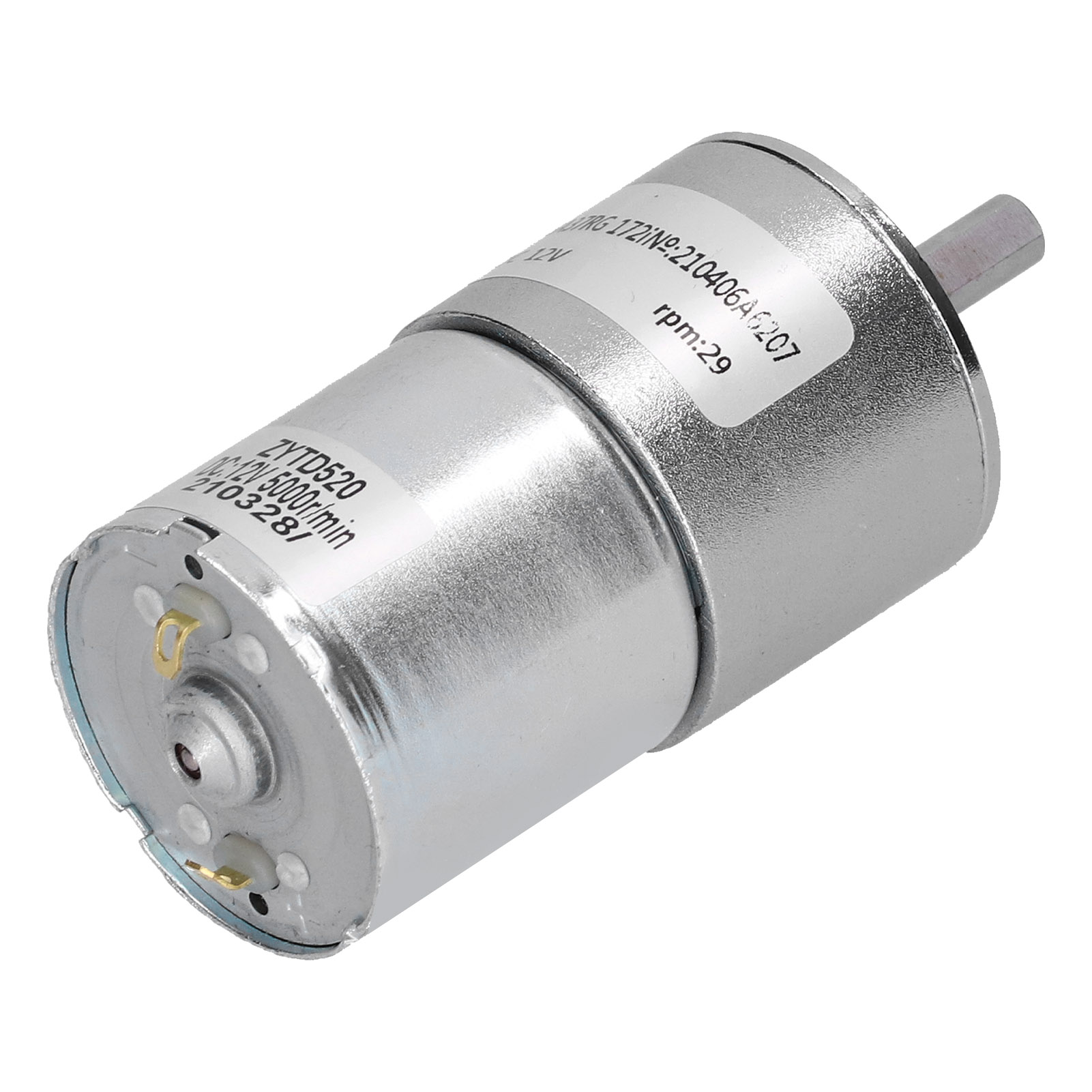 Geräuscharmer Mikro-untersetzungsmotor Mit Porösem Lager, 12-v-gleichstrom-maschinenzubehör, Zga37rg 29r-12v