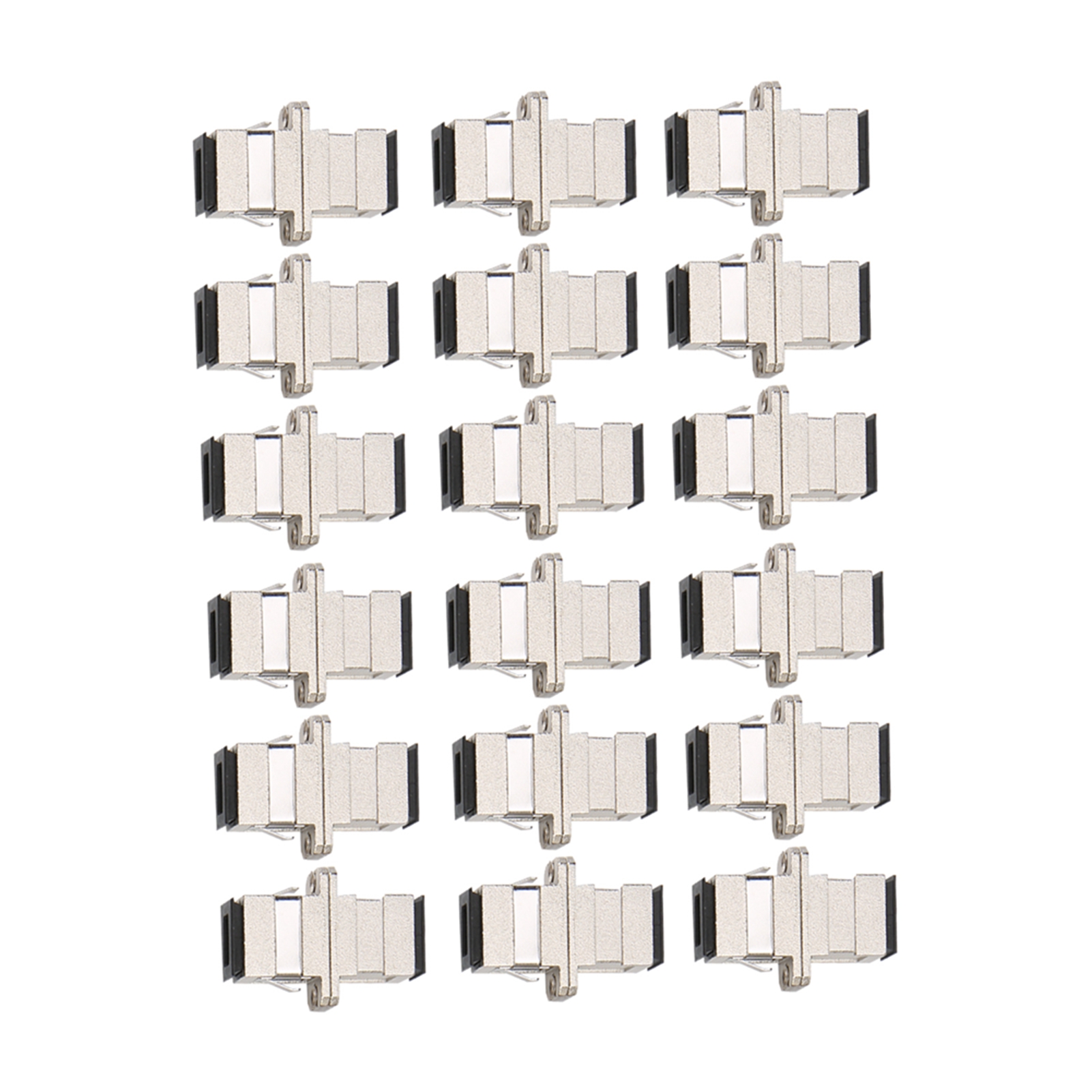 50 Stück Sc-sc Simplex-metallflansch-lwl-adapter, Kupplungsverbinder Für Die Industrie