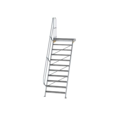 MUNK Aluminium-Treppe Plattform 60° 11 Stufen