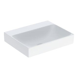 Geberit Aufsatzwaschtisch One 50x40cm, o. ÜL, we. K-Tect, o. Hahnloch
