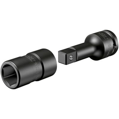 HAZET Steckschlüsseleinsatz FORD Radverschraubung, Vierkant hohl 12,5 mm (1/2 Zoll), Außen-Sechskant-Tractionsprofil, 18 x 20 mm