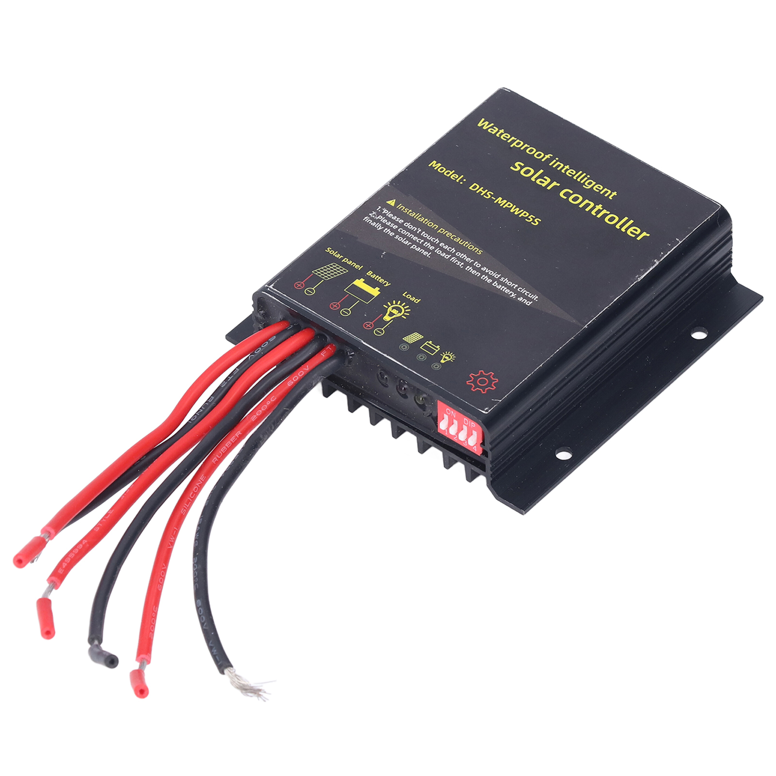 Wasserdichter 12v 10a Mppt-solarladeregler, Batterieschutz Mit Intelligentem Regler Dhsmpwp5s