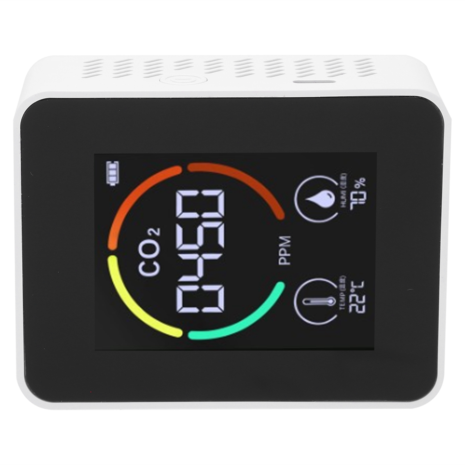 Co₂-detektor, Kohlendioxid-monitor, Gaskonzentrationsmesser, Temperatur- Und Feuchtigkeitsmessgerät