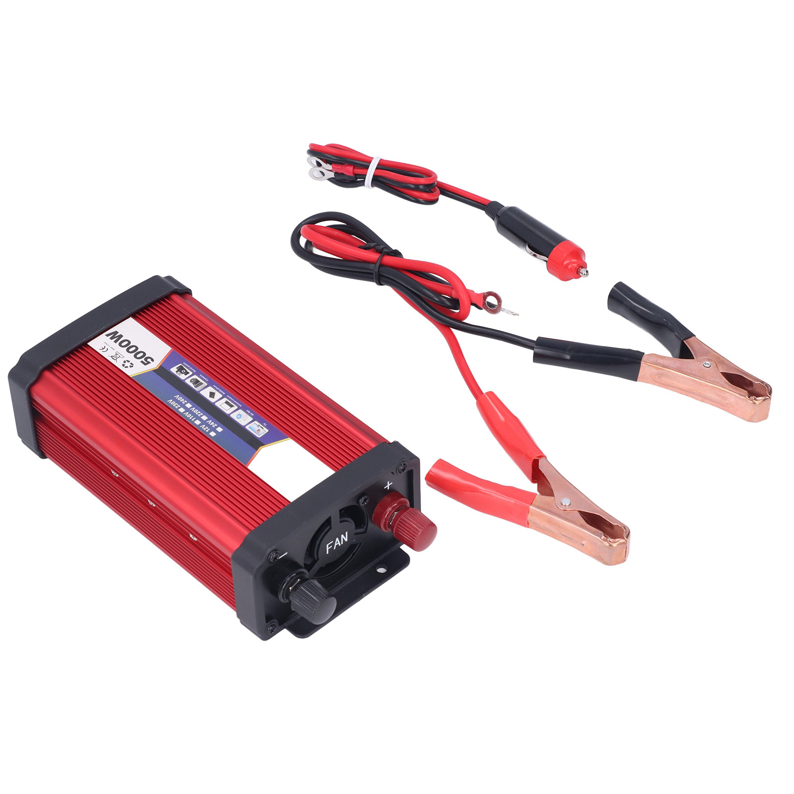 2000w 12v Auf 110v Kfz-wechselrichter Mit Modifizierter Sinuswelle Und Usb-ladeanschluss-adapterstecker