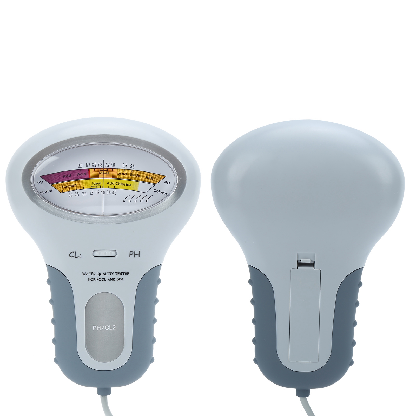 Ph- Und Chlor-tester Für Schwimmbäder, Tragbares Wasserqualitätskontrollgerät, Chlor- Und Ph-meter, Schwimmbadanalysator
