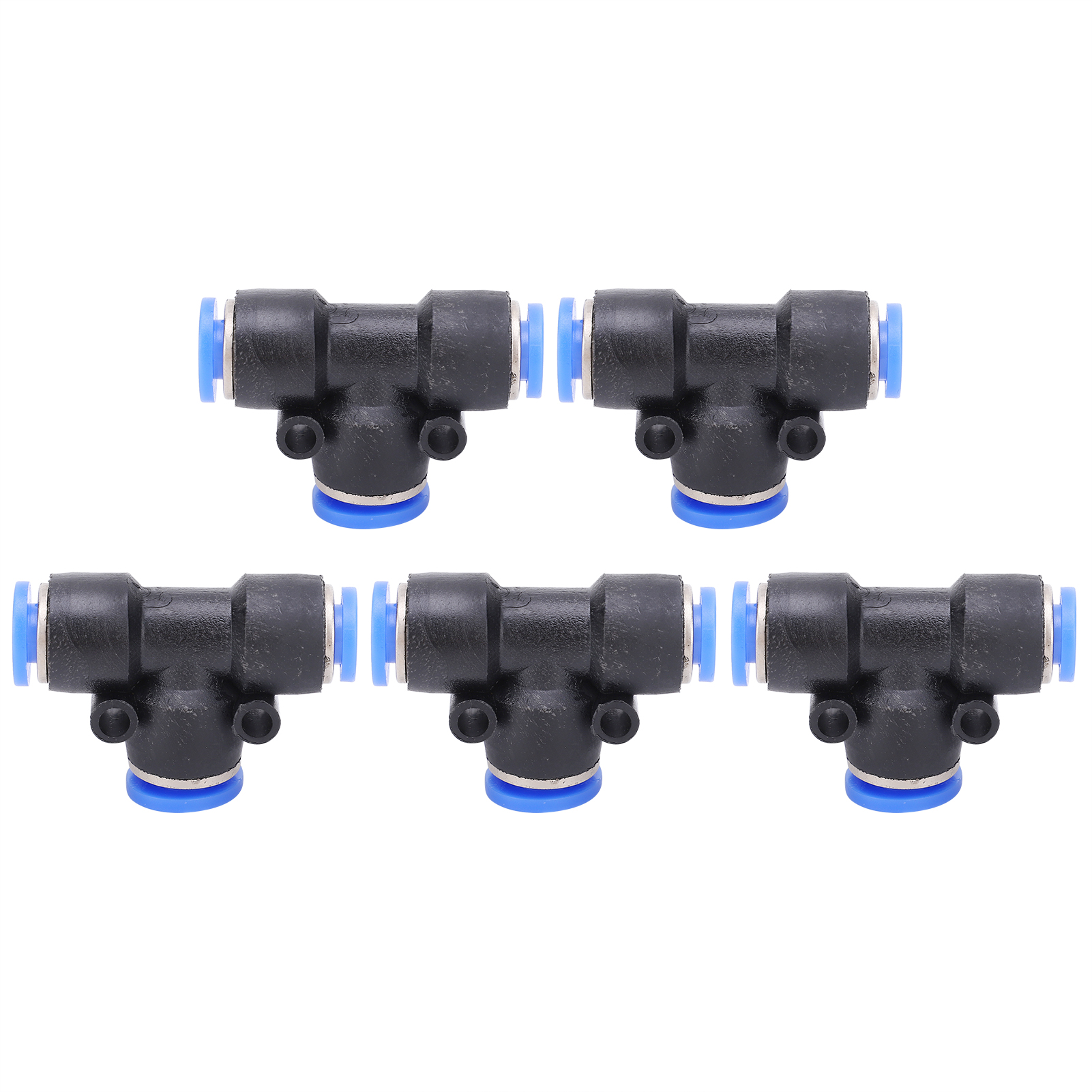 50-teiliges 3-wege-pneumatik-fittings-set, Schnellkupplungen Für Pu-schläuche 6-8-6 (luft/wasser), Sofortkupplungen