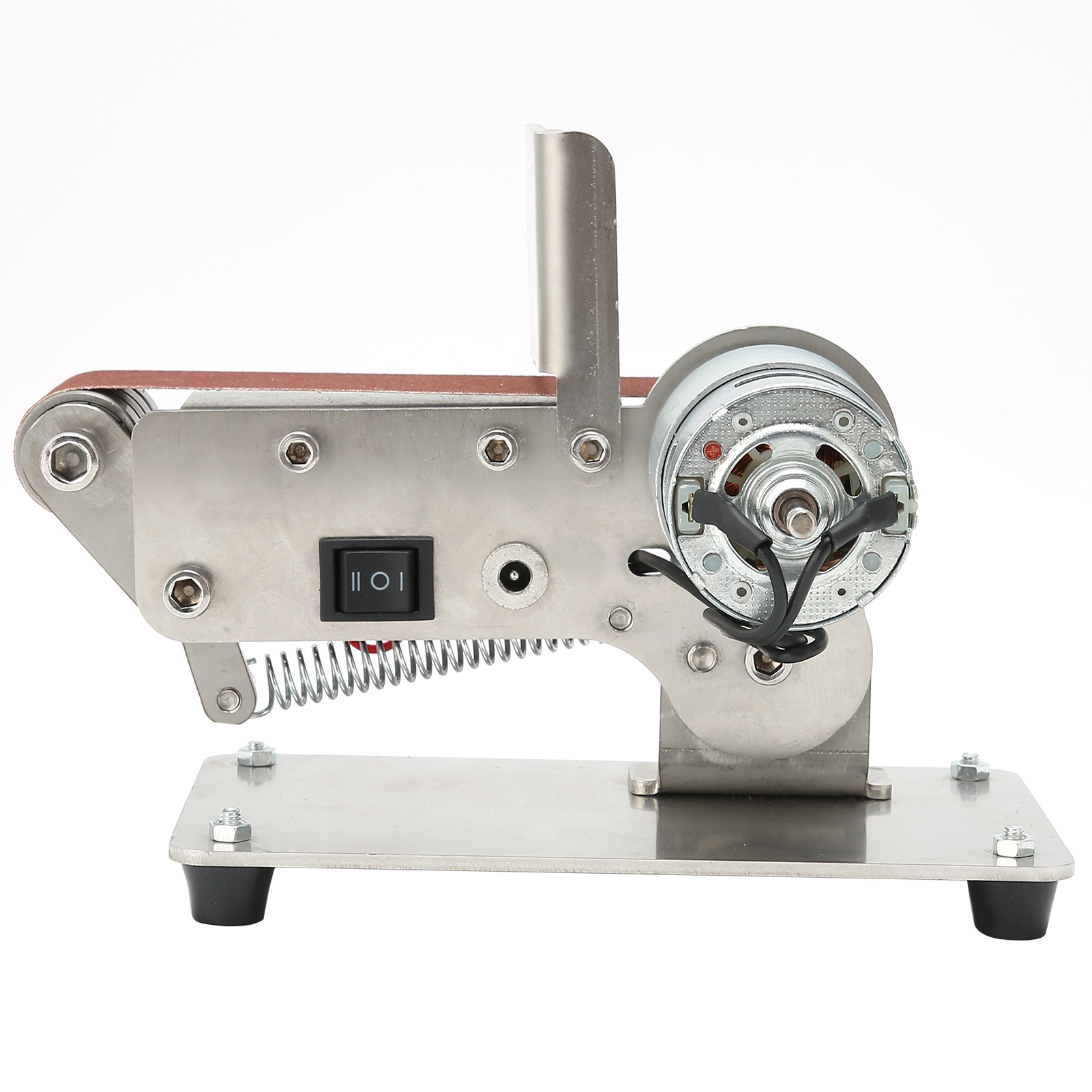 Mini-elektro-bandschleifer, Verstellbar, 100 W, Polier- Und Schleifmaschine, 110–240 V Wechselstrom, Eu-stecker, Für Heimwerkerprojekte – Modell 775