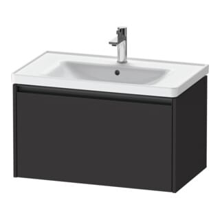 Duravit Waschtischunterschrank Ketho.2 78,4x45,5cm, graph matt, 1 Ausz., wandhängend