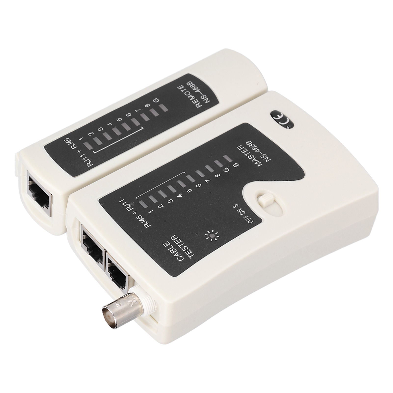 Ns-468b (1088j) Rj45/rj11-netzwerkkabeltester, Multifunktions-leitungsmessgerät, Ergonomisches Design, 9 V Dc