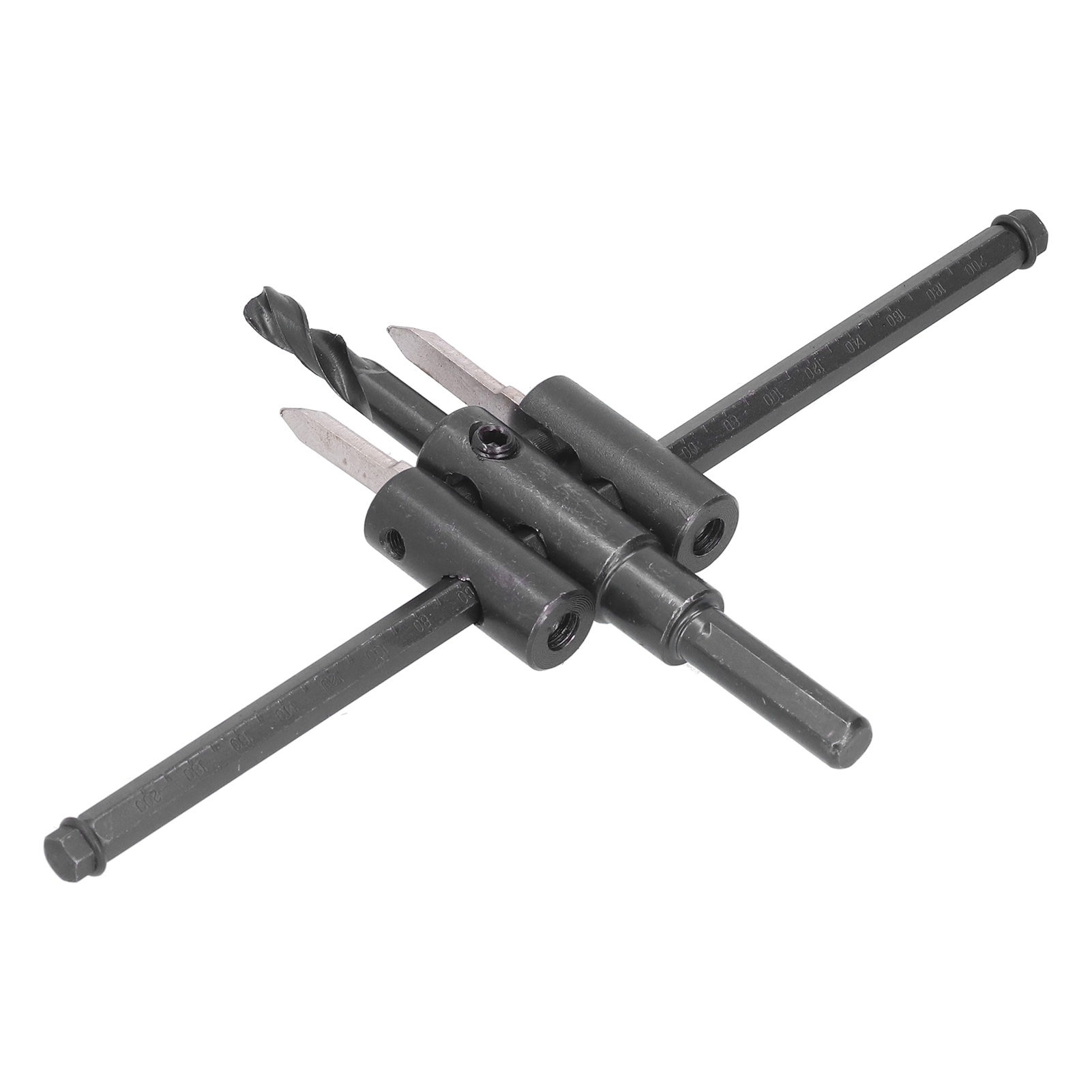 Set Mit 2 Verstellbaren Lochsägen 30–200 Mm, Runder Holzbohrer Zum Bohren, Heimwerkerwerkzeug Für Holzbearbeitung