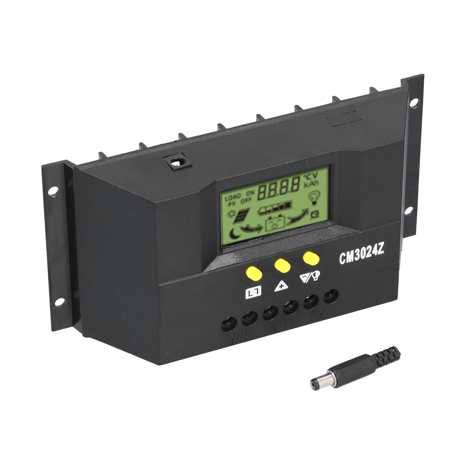 Cm3024z 20a 12v/24v Pwm Solarladeregler Mit Lcd-display, Intelligenter Solarmodul-controller