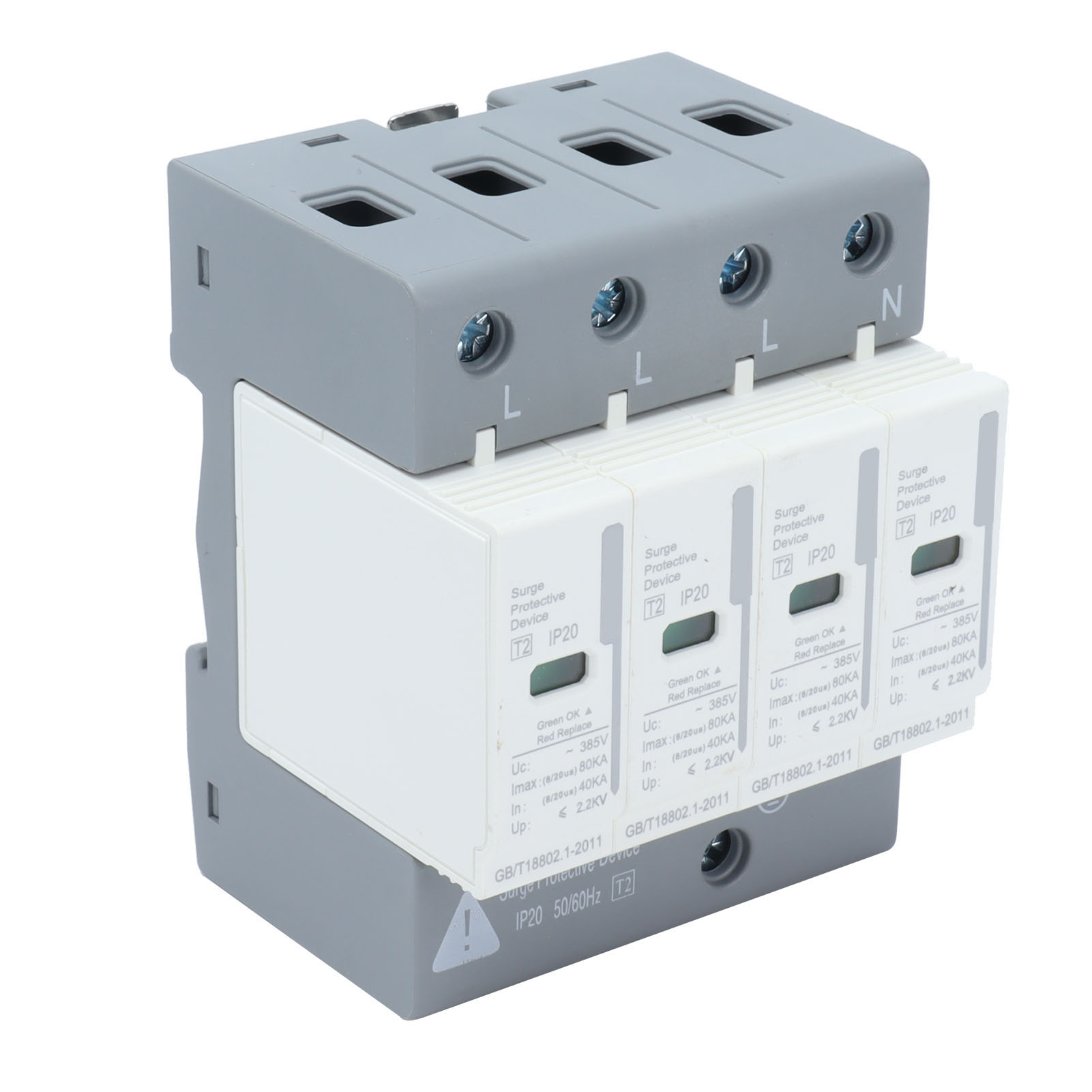 Residential 4p 80ka Bemly80 230v/400v Überspannungsschutz, Zweistufiger Überspannungsschutz Für Den Hausgebrauch, Überspannungsschutz Für Zuhause, Spd Typ 2, 80ka.