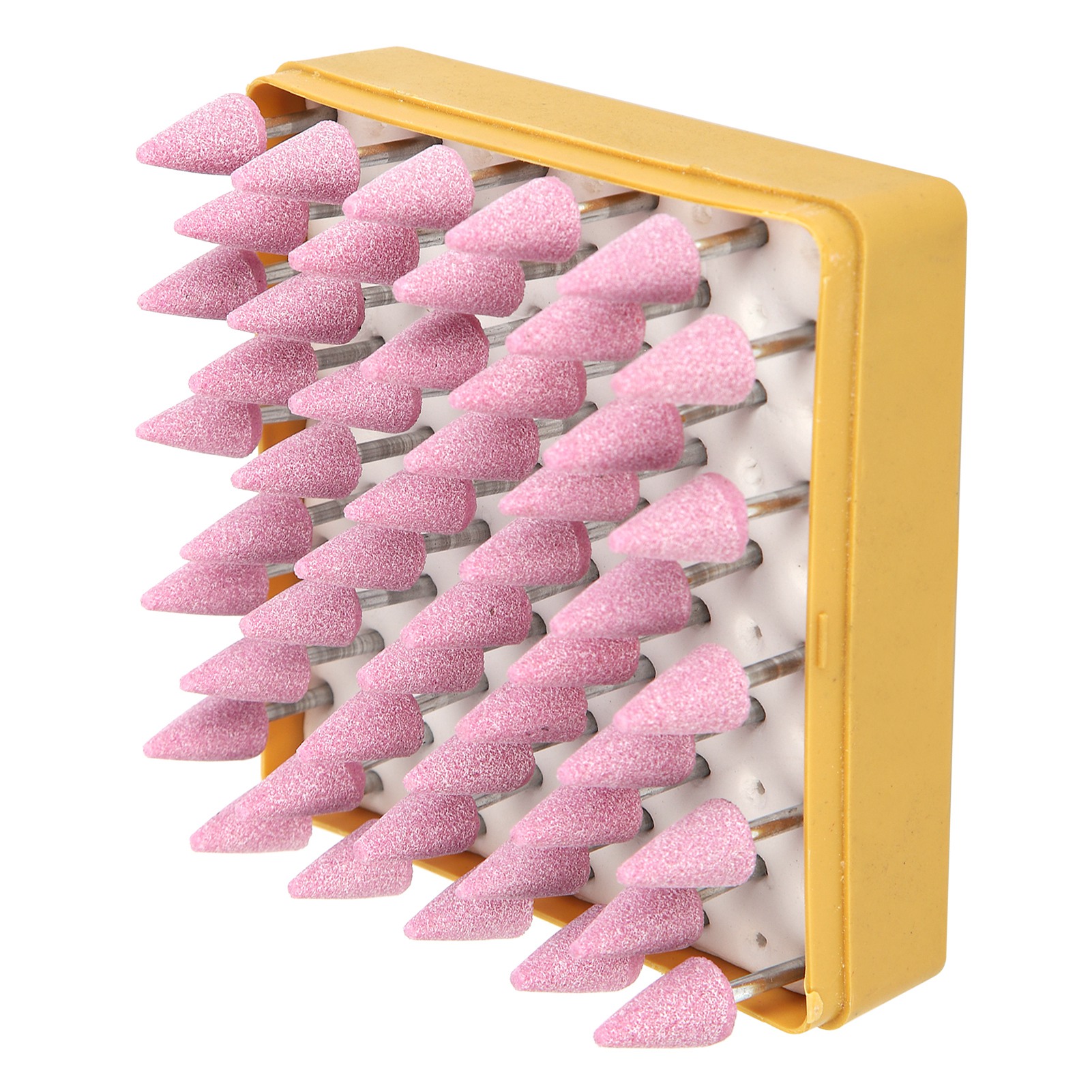 Set Mit 50 Keramik-schleifkugeln, Dreieckkegel, Aluminiumoxid, Schleifkopf, Zubehör Für Rotationswerkzeuge