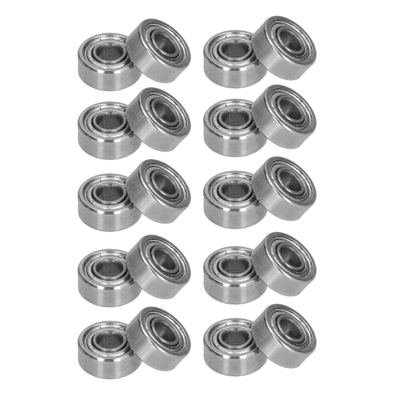 Rillenkugellager, 20 Stück, Doppelt Abgedichteter Stahl, Für Mechanische Ausrüstung 3600-0410-0004