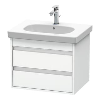 Duravit Waschtischunterschrank Ketho 60x45,5cm, we ma, 2 Schubk., wandhängend