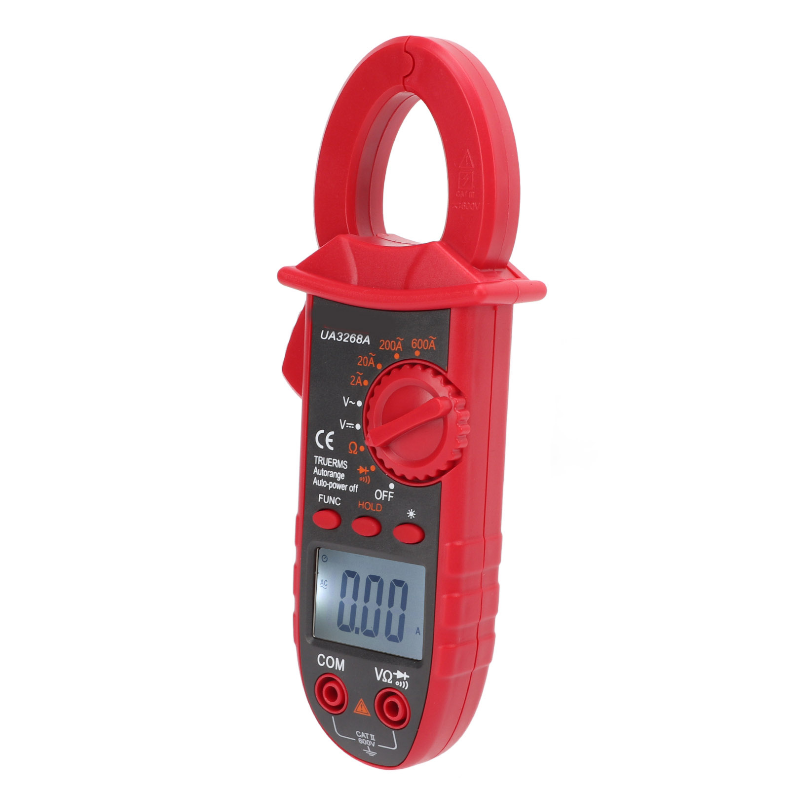 Ua3268a Digitales Zangenmessgerät, Spannungs-, Widerstands- Und Stromprüfer, 600v Tragbares Zangenmultimeter