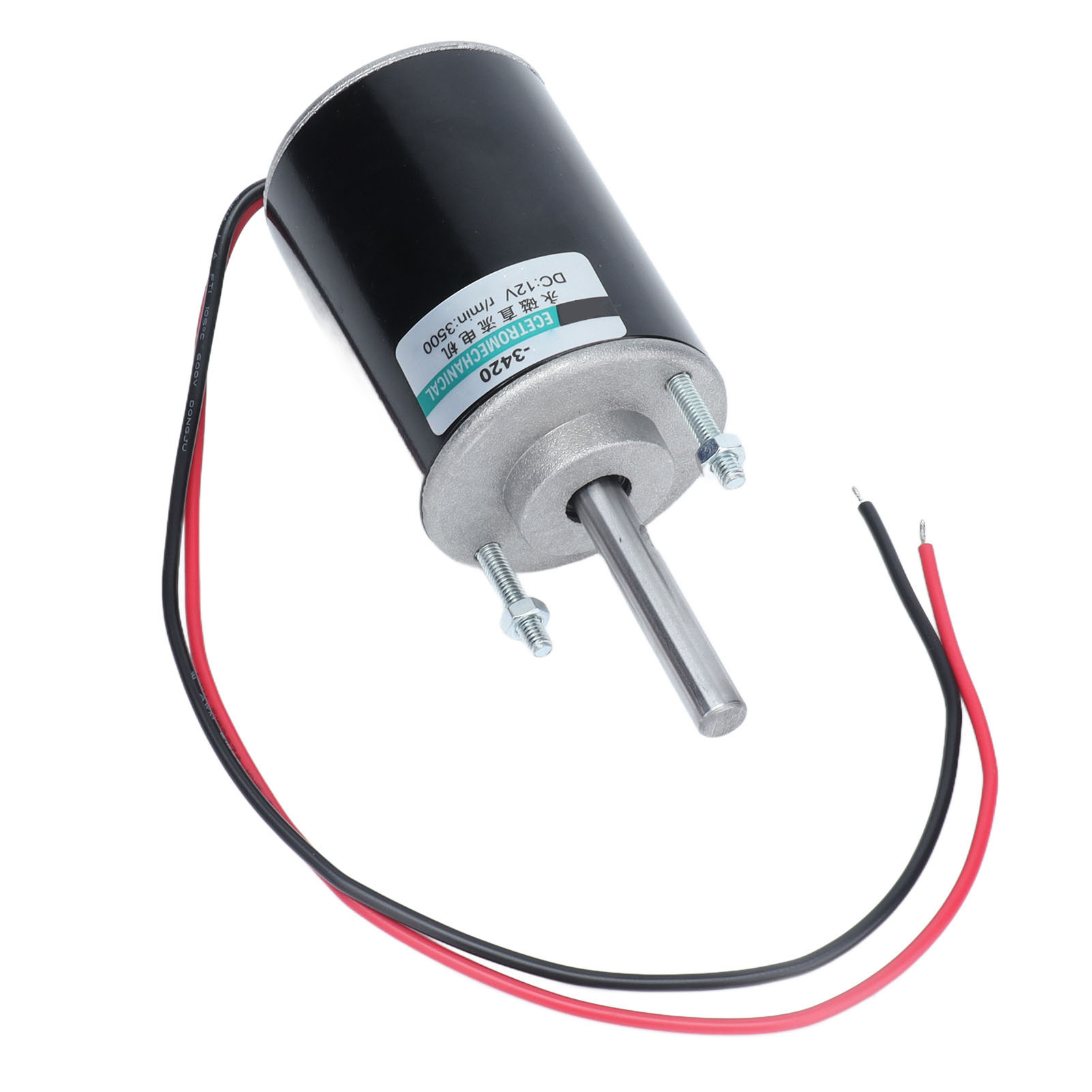 12-v-hochgeschwindigkeits-gleichstrommotor Mit Permanentmagneten, Kugellager, 43-mm-welle, Rechts- Und Linkslauf