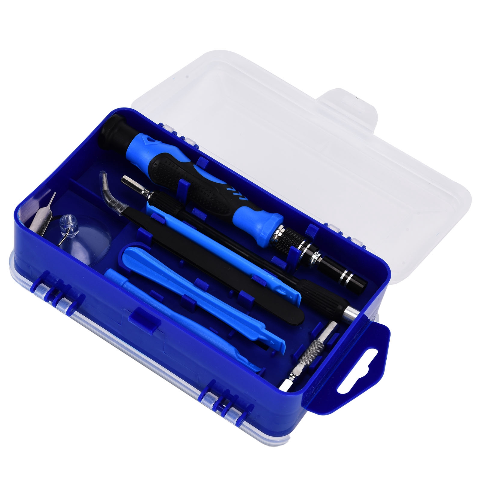 115-teiliges Schraubendreher-set, Multifunktionale Magnetische Präzisionsbits, Elektronikreparaturwerkzeug, Blau