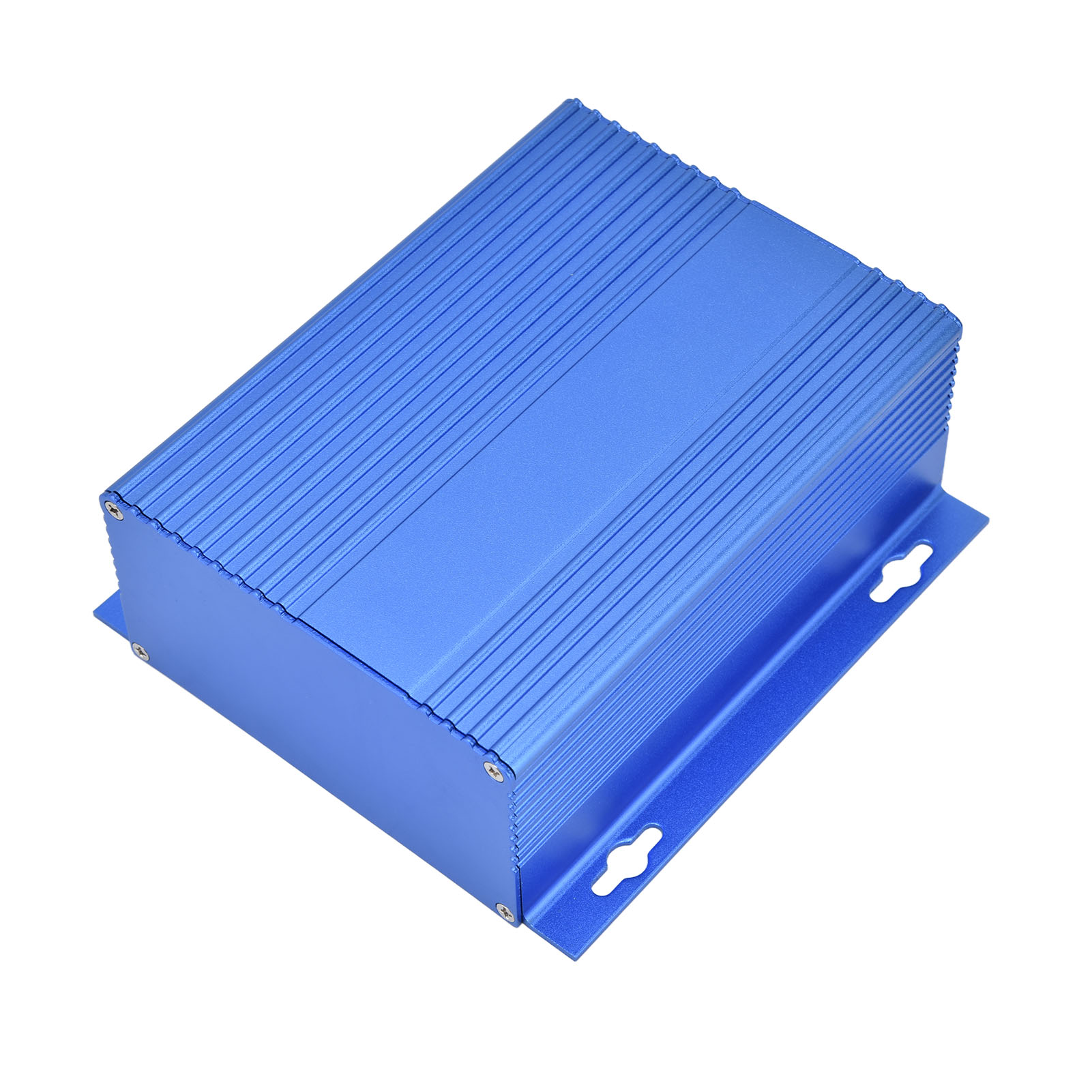 Elektrisches Gehäuse Aus Aluminiumlegierung, Wasserdichte Anschlussdose, Projektanschlussdose, 61 X 147 X 155 Mm, Mattblau
