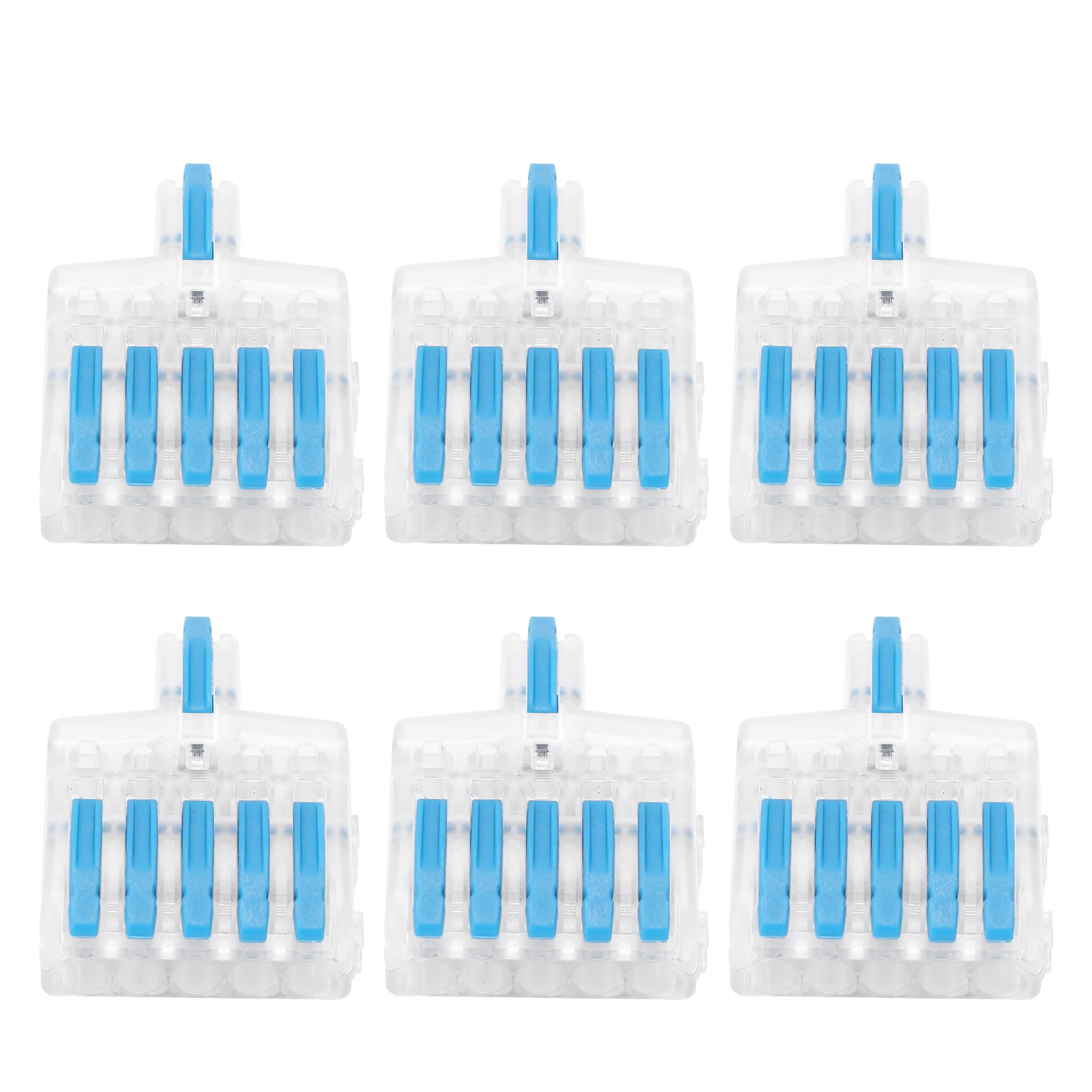 20-teiliger Schnellverbinder, T-stück, Kupferleiter, 5-in-1-leitungsverteiler, Blau