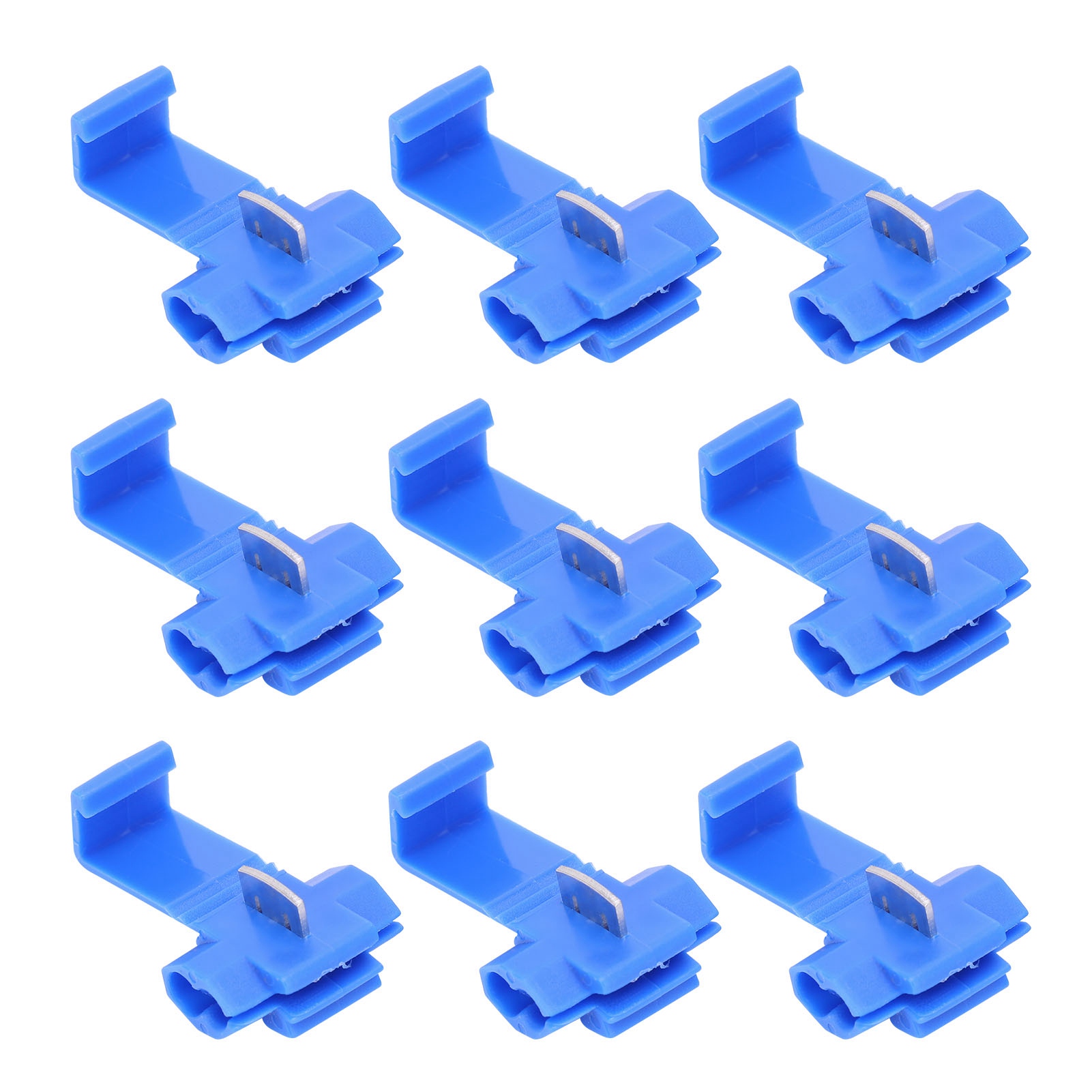 Set Mit 210 Schnellverbindern, Elektrischen Abzweigverbindern, Schnapp-crimpklemmen, Blau