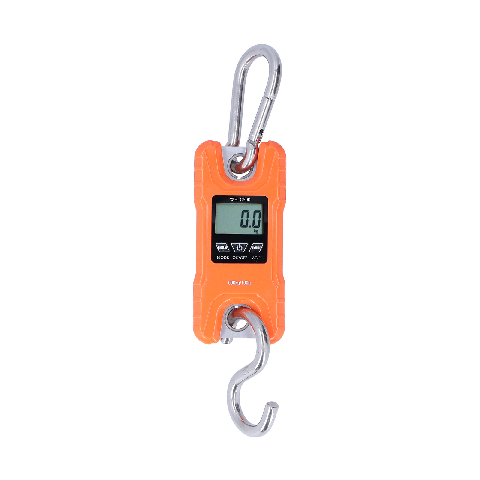 Tragbare Elektronische Waage Mit Haken, Lcd-display, Abs-kunststoffgehäuse, 500 Kg, Gelb