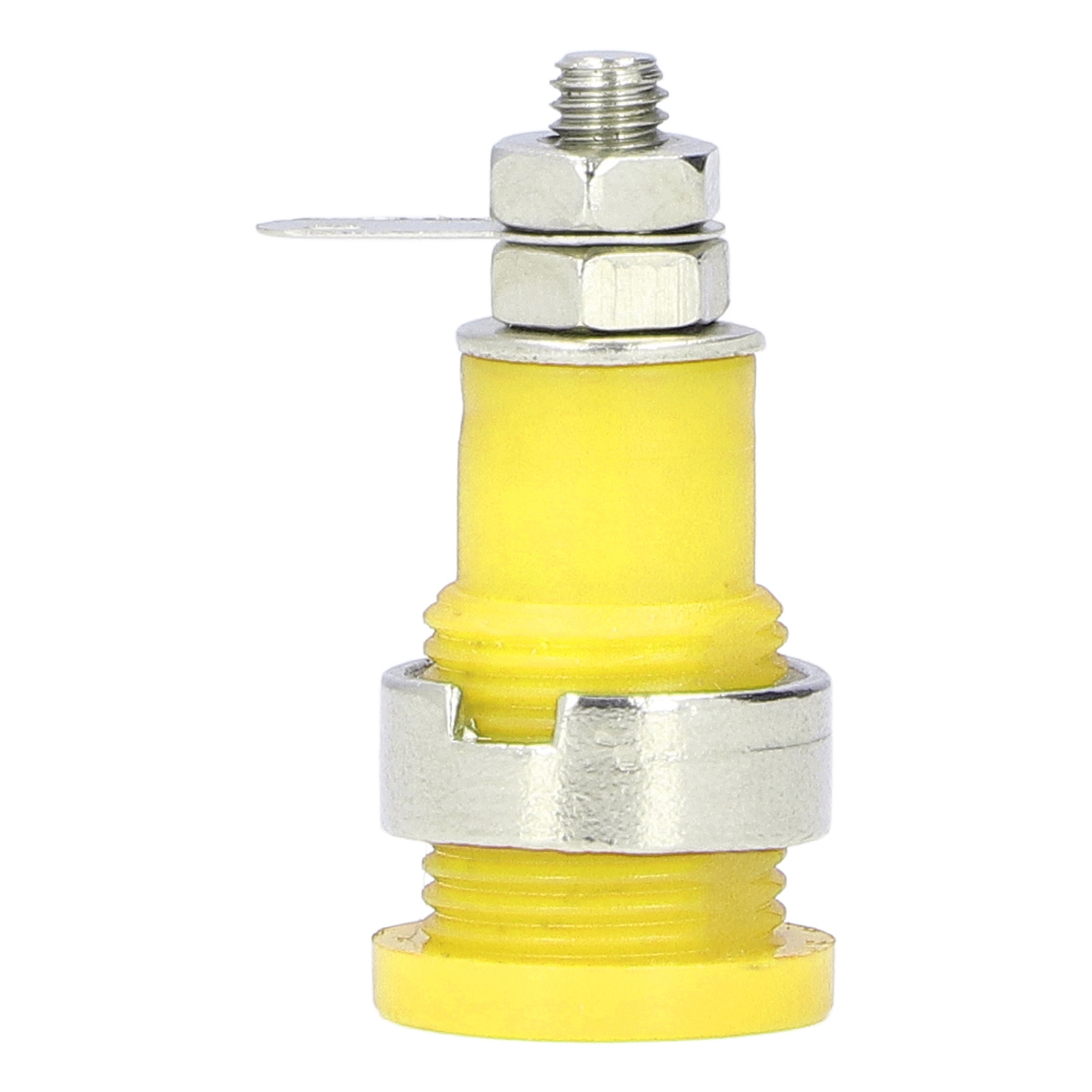 50er-packung 4-mm-bananenstecker, Hohe Leistung, Langlebiges Material, Vielseitiges Zubehör Für Elektrische Prüfungen, Gelb