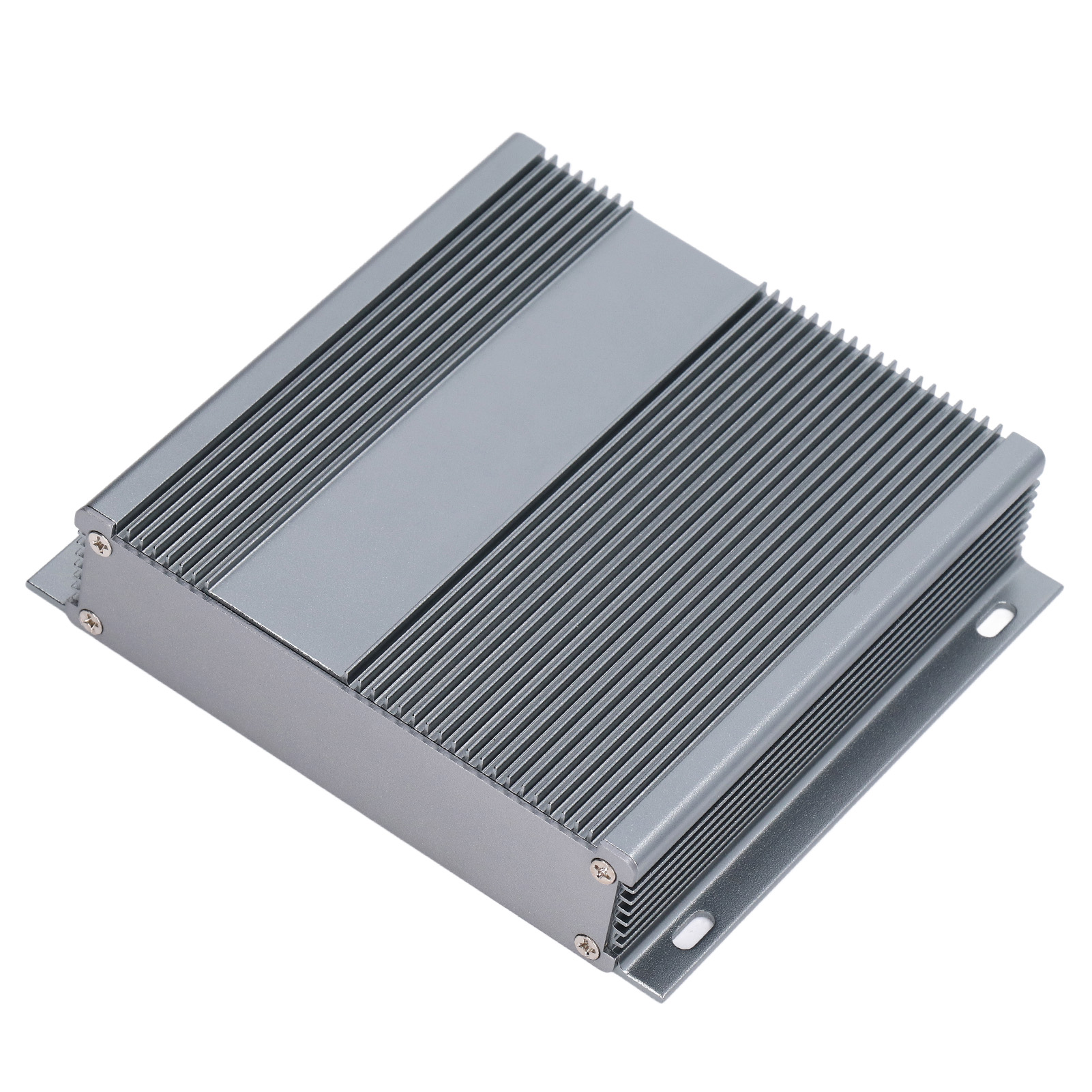 Elektrisches Gehäuse Aus Aluminiumlegierung, Integrierte Anschlussdose 31 X 143 X 130 Mm, Mattgrau