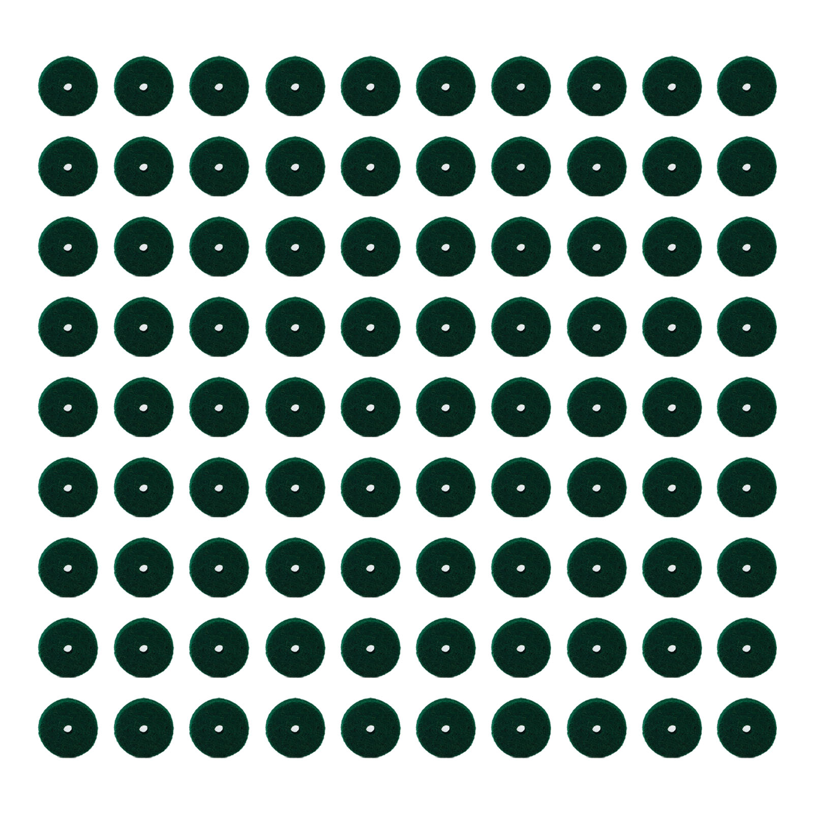 90 Grüne Filzgleiter Für Klavier, Runde Geräuschdämpfer, Tastaturfilz, Ausgleichsscheiben