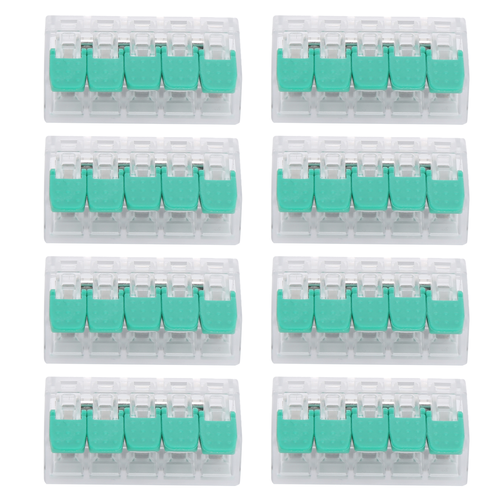 Pct-665 Grüne Schraubenlose Schnellverbinder, 20er-packung Anschlussklemmen Für Gebäudebeleuchtung, Industriebedarf