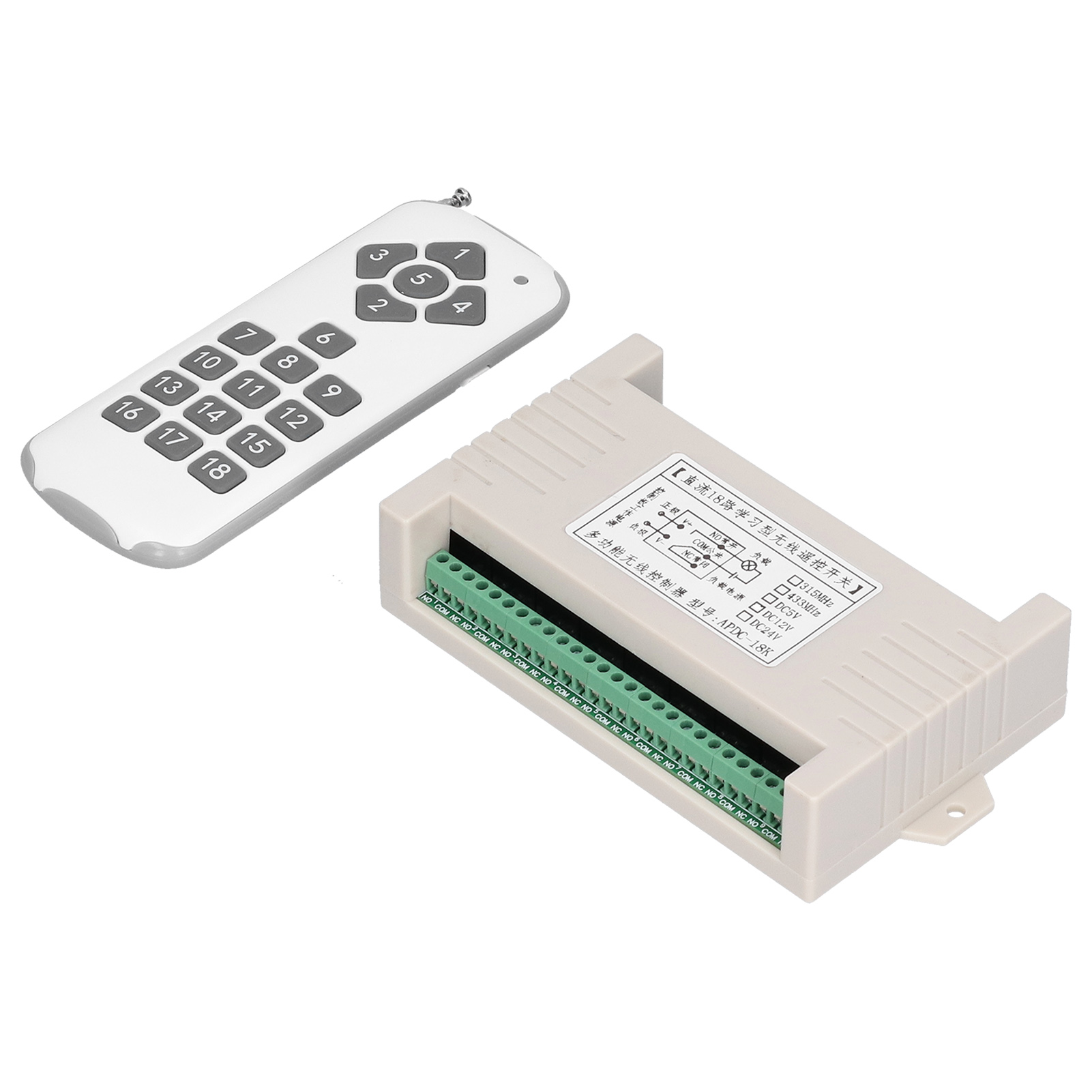 18-kanal-funkfernbedienung Mit Großer Reichweite, 23a 12v Dc Pcb-kit, 1 Zu 1