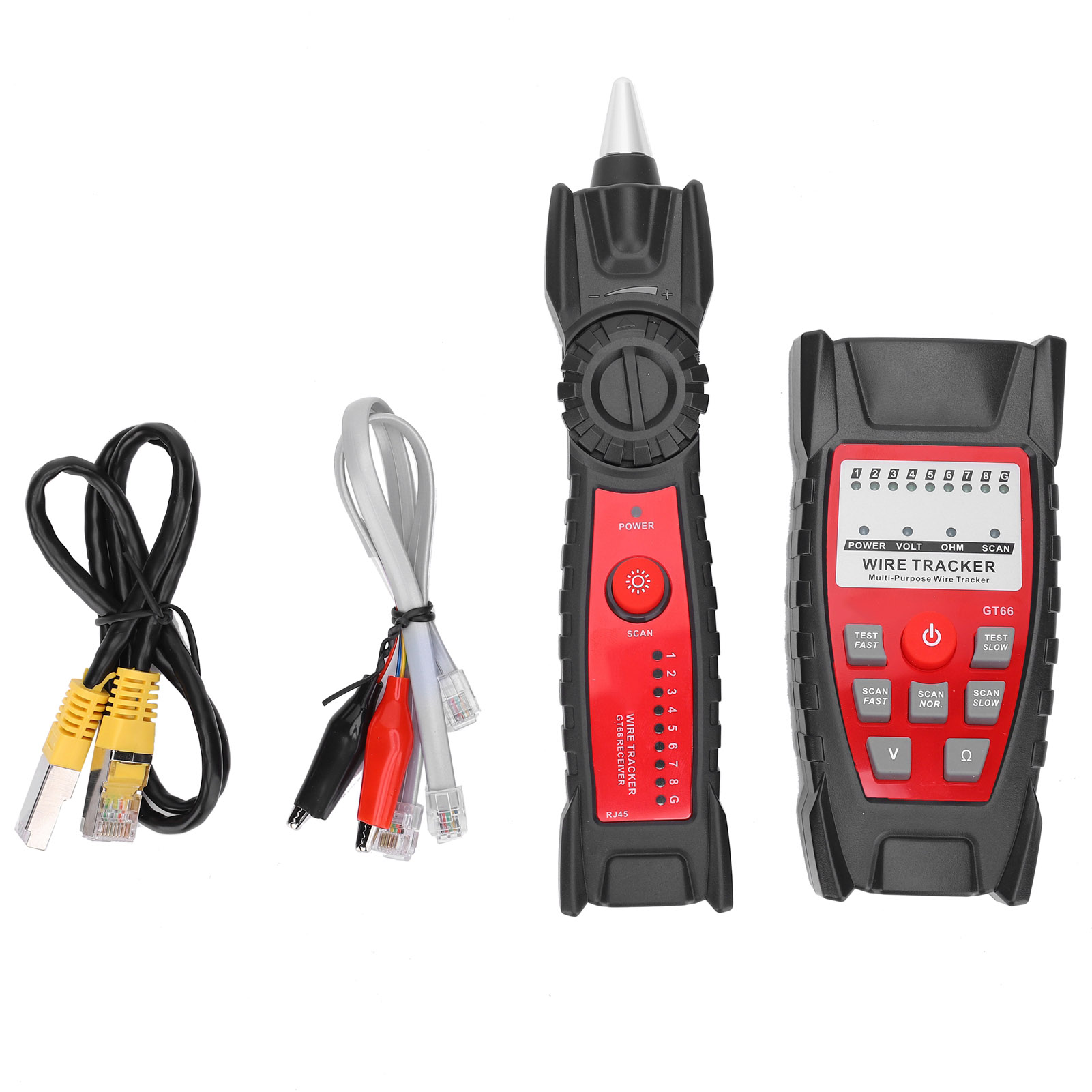 Gt66 Multifunktions-kabeltester Rj11/rj45 Leitungsdetektor Netzwerkkabelfinder Diagnosegerät