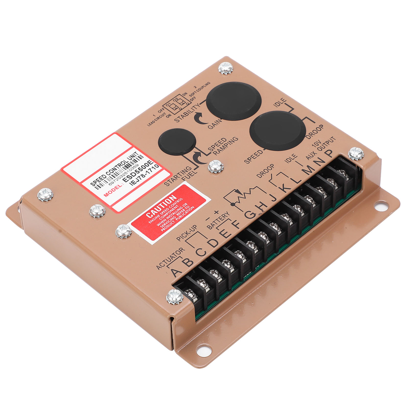 Motordrehzahlregler, Elektronisches Steuermodul, Generatorteil, Esd5500e Dc 12v/24v