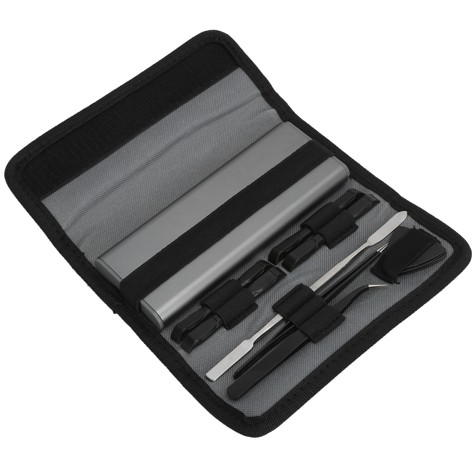 Schraubendreher-set, S2-stahl, Magnetische Bits, Demontagestange, Klinge, Pinzette, Reparaturset, Handbuch