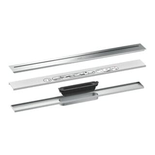 hansgrohe Duschrinne Drain 700mm, Fertigset, frei im Raum, chrom